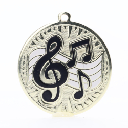 Spark Music Medal 55mm - Shiny Gold