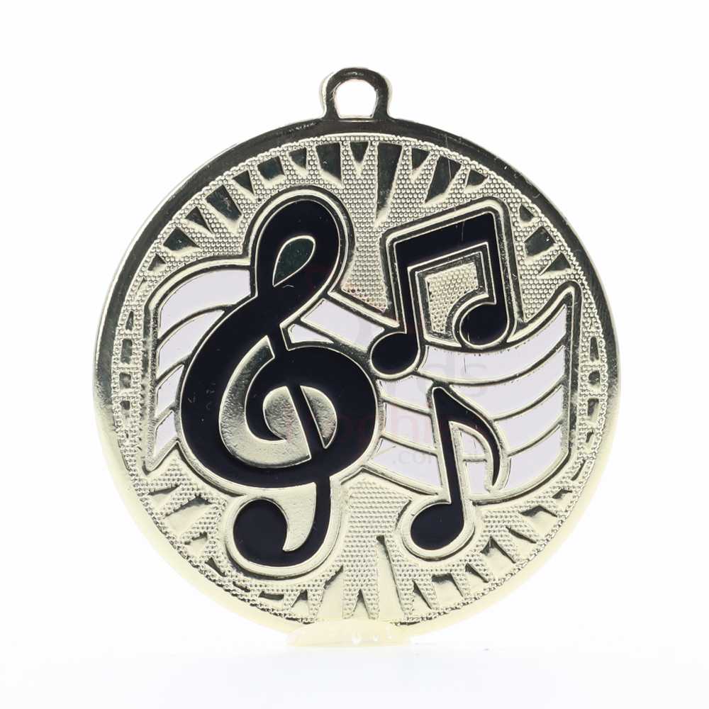 Spark Music Medal 55mm - Shiny Gold