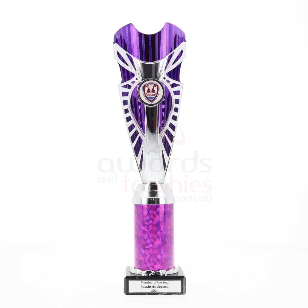 Shine Cup 295mm - Silver/Purple