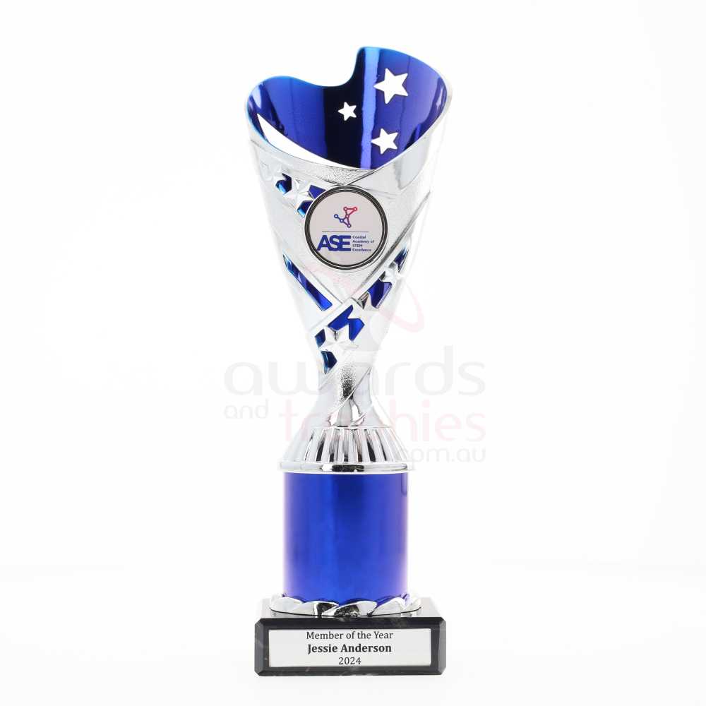 Arcade Cup 225mm - Silver/Blue