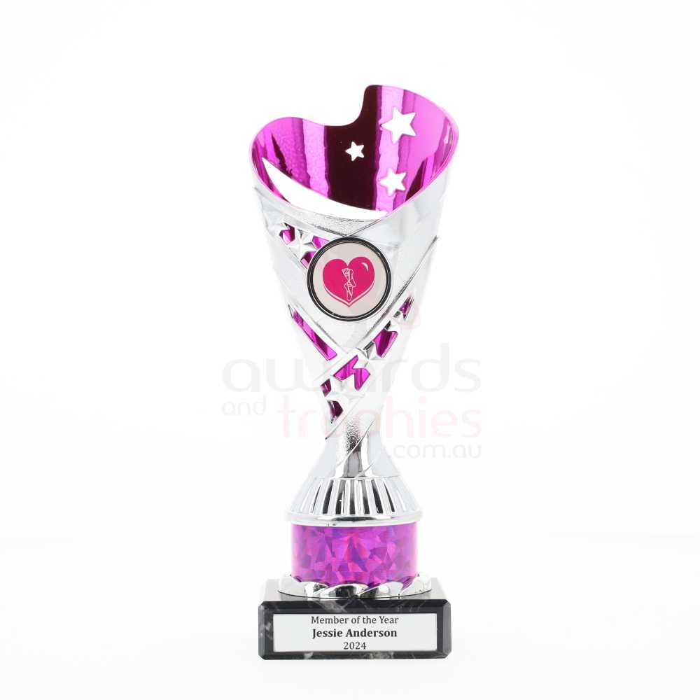 Arcade Cup 200mm - Silver/Purple