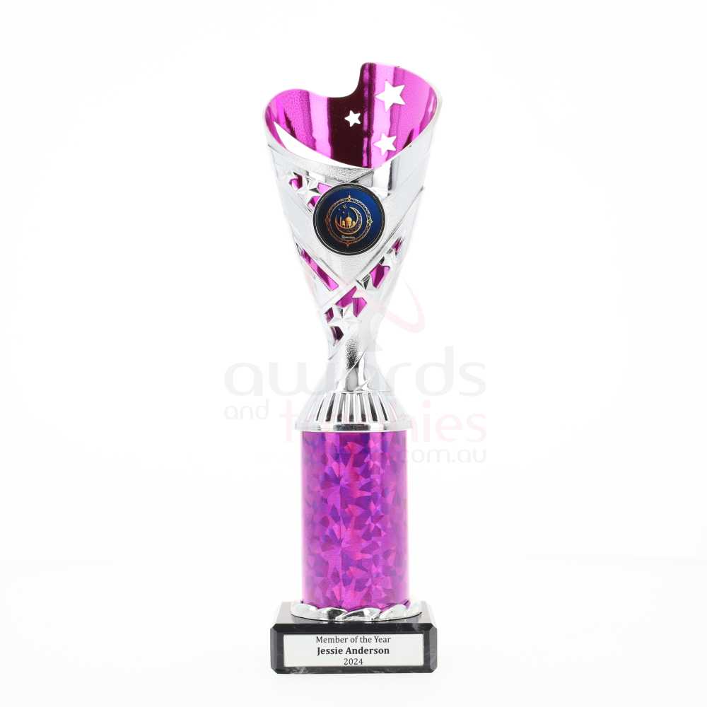 Arcade Cup 250mm - Silver/Purple