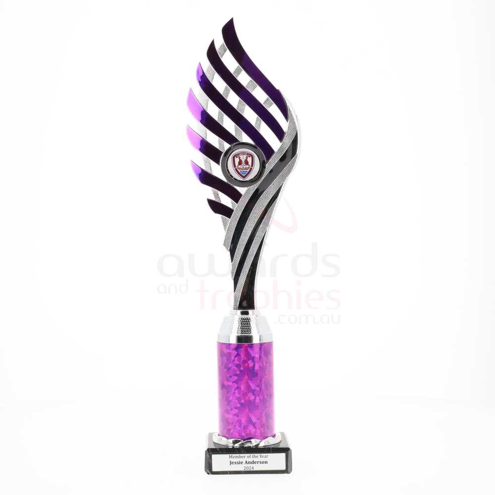 Skyway Trophy 350mm - Silver/Purple