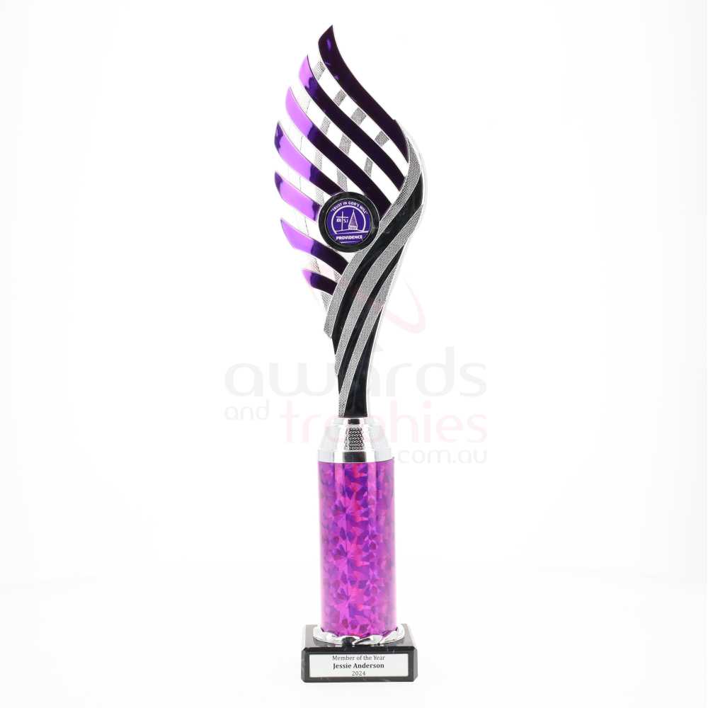 Skyway Trophy 375mm - Silver/Purple