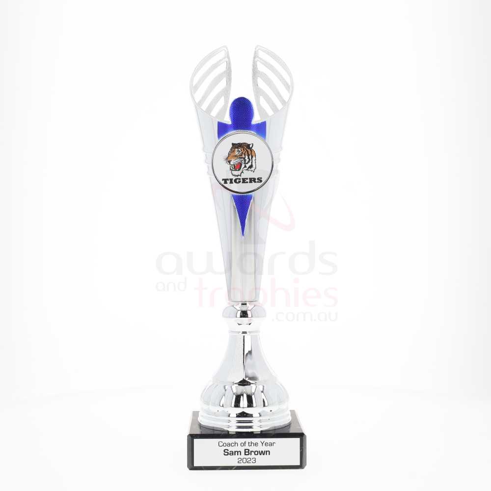 Rising Angel Cup 380mm - Silver/Blue