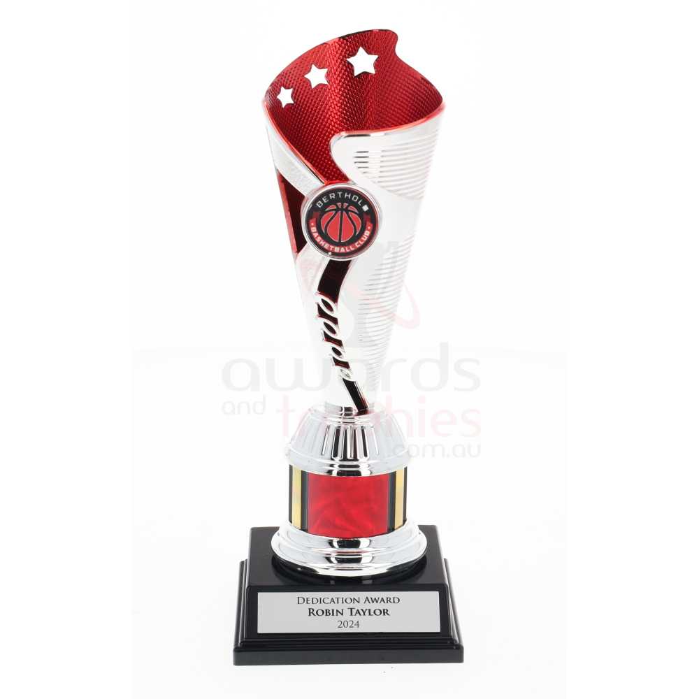 Vela Cup 200mm - Silver/Red