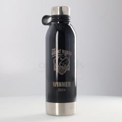 Perth Stainless Sports Bottle 750ml - Black