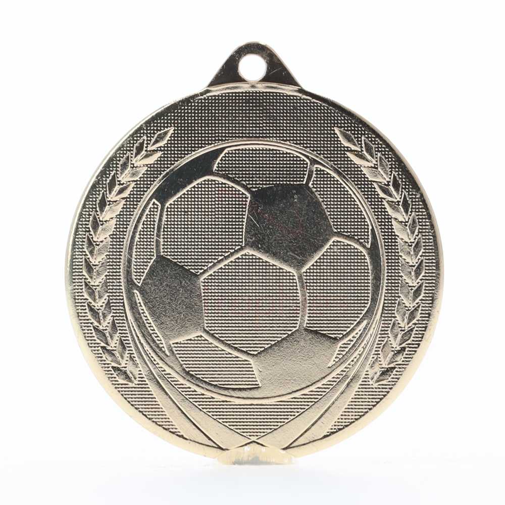 Garland Soccer Ball Medal 50mm - Gold