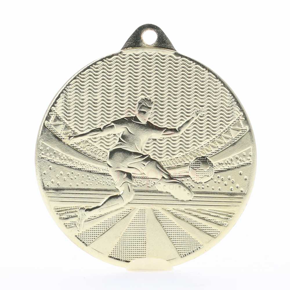 Garland Soccer Medal 50mm - Gold