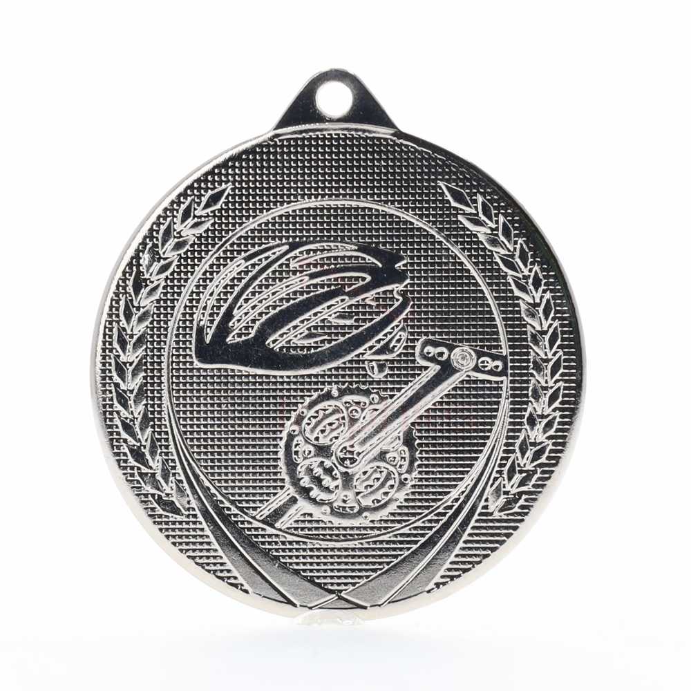 Garland Cycling Medal 50mm - Silver