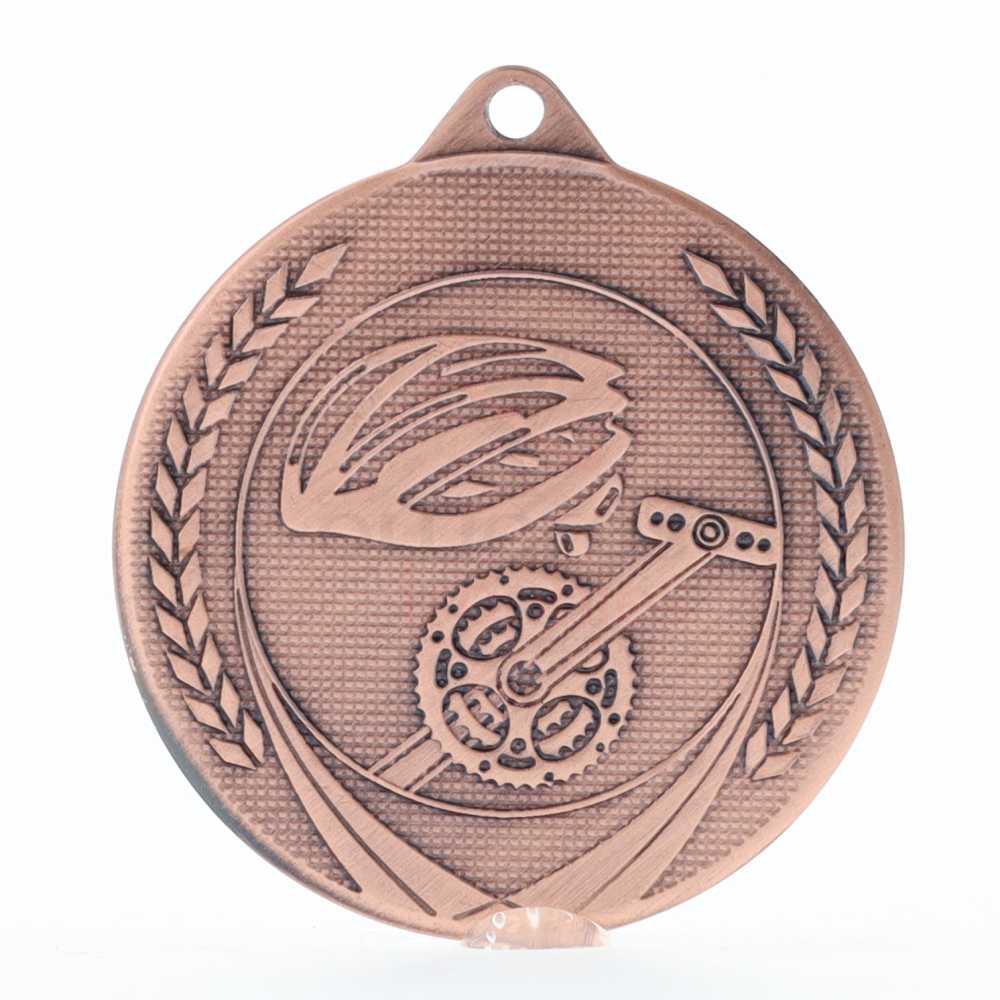 Garland Cycling Medal 50mm - Bronze