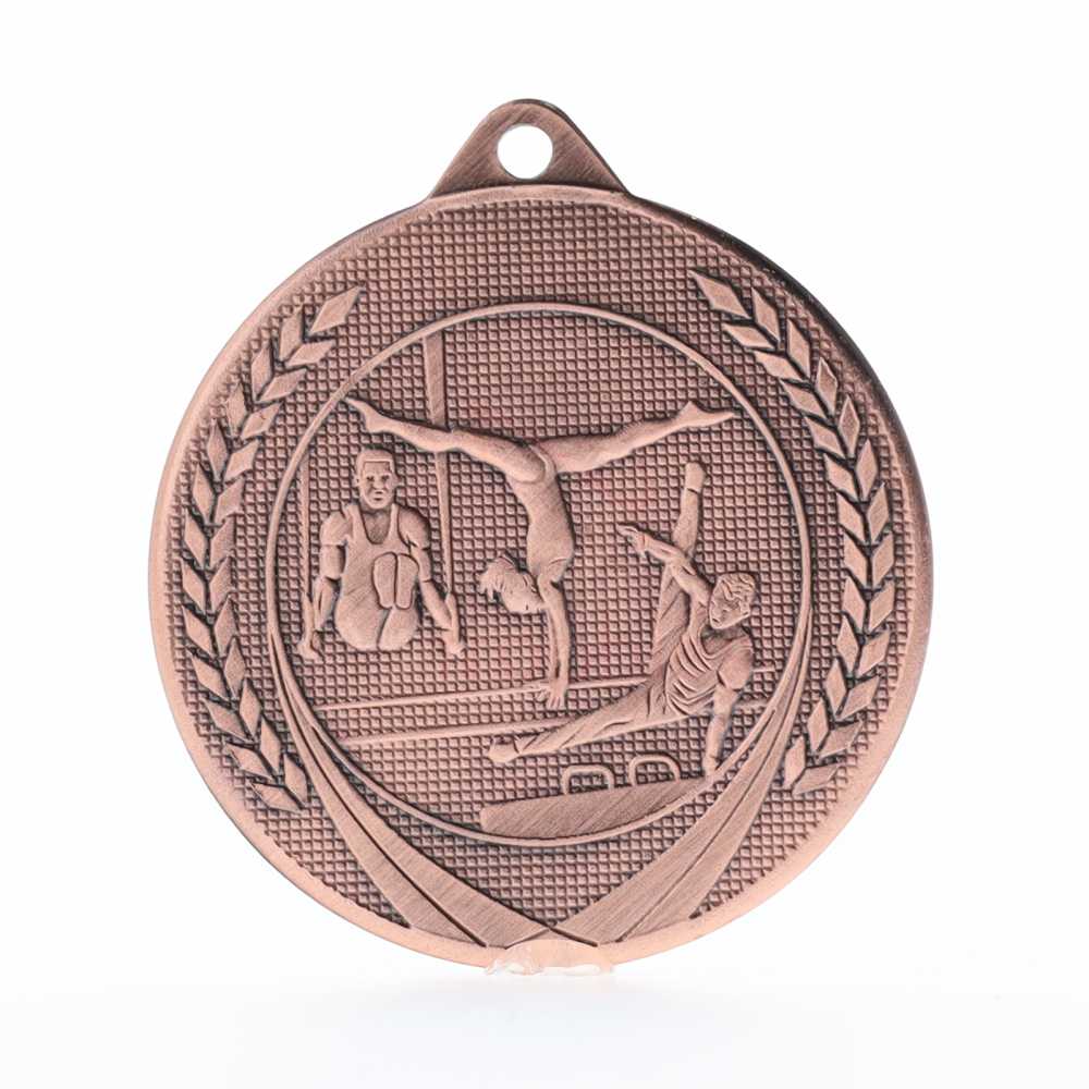 Garland Gymnastics Medal 50mm - Bronze