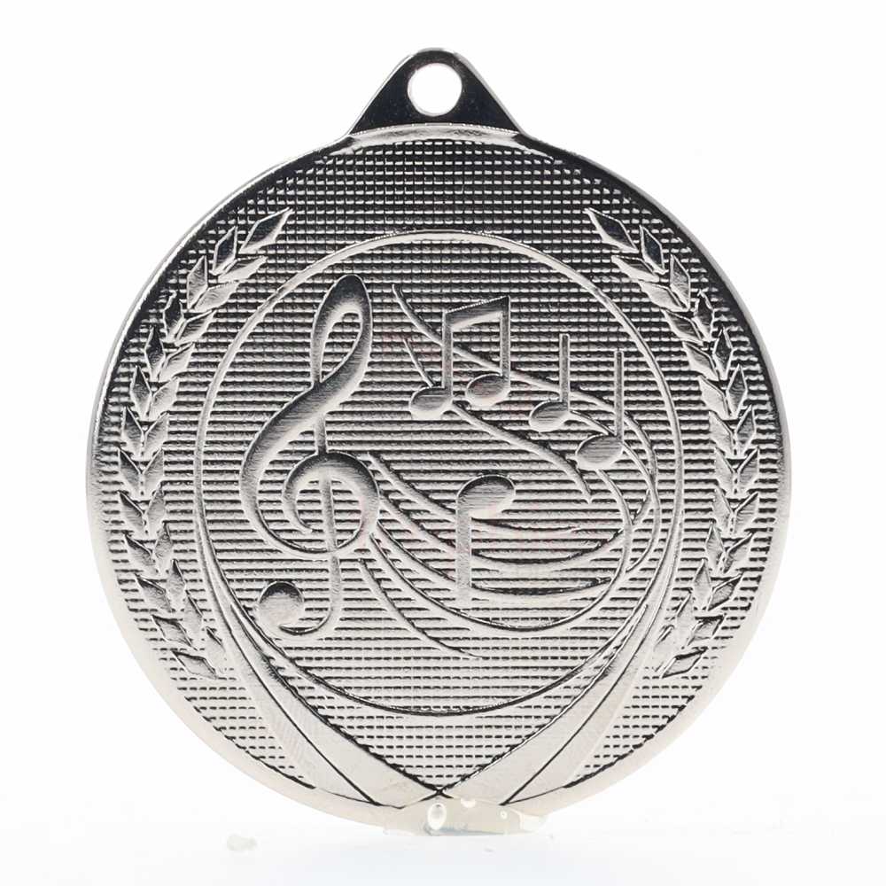 Garland Music Medal 50mm - Silver