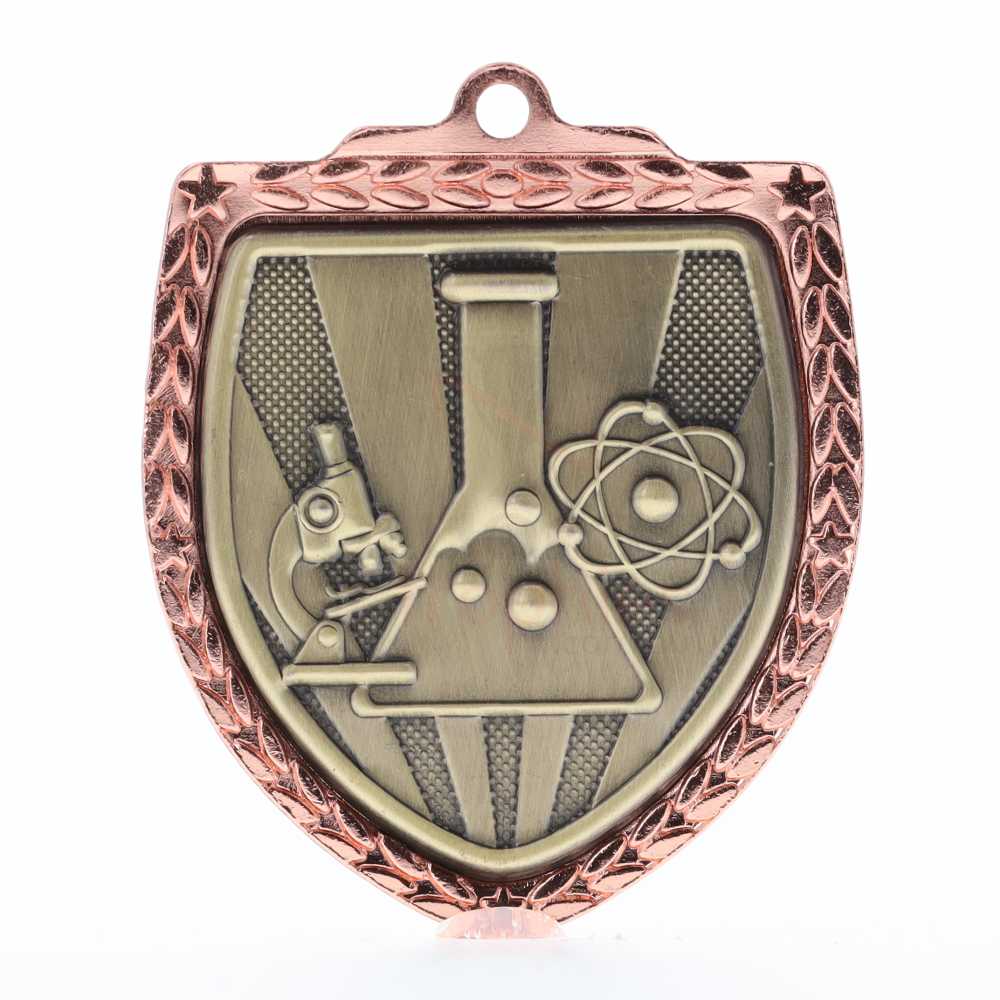 Science Shield Medal 80mm - Bronze