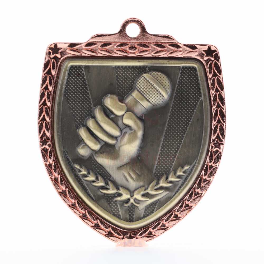 Public Speaking Shield Medal 80mm - Bronze