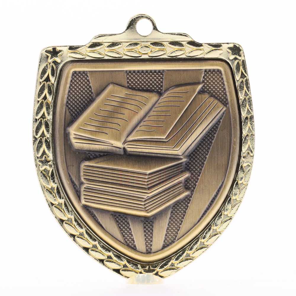 Reading Shield Medal 80mm - Gold 