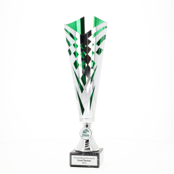 Riviera Cup 330mm - Silver/Green