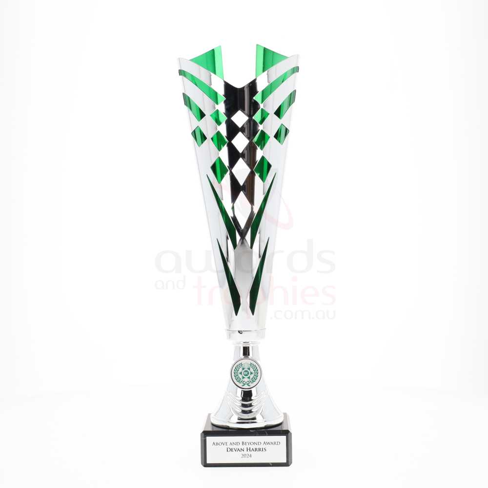 Riviera Cup 430mm - Silver/Green