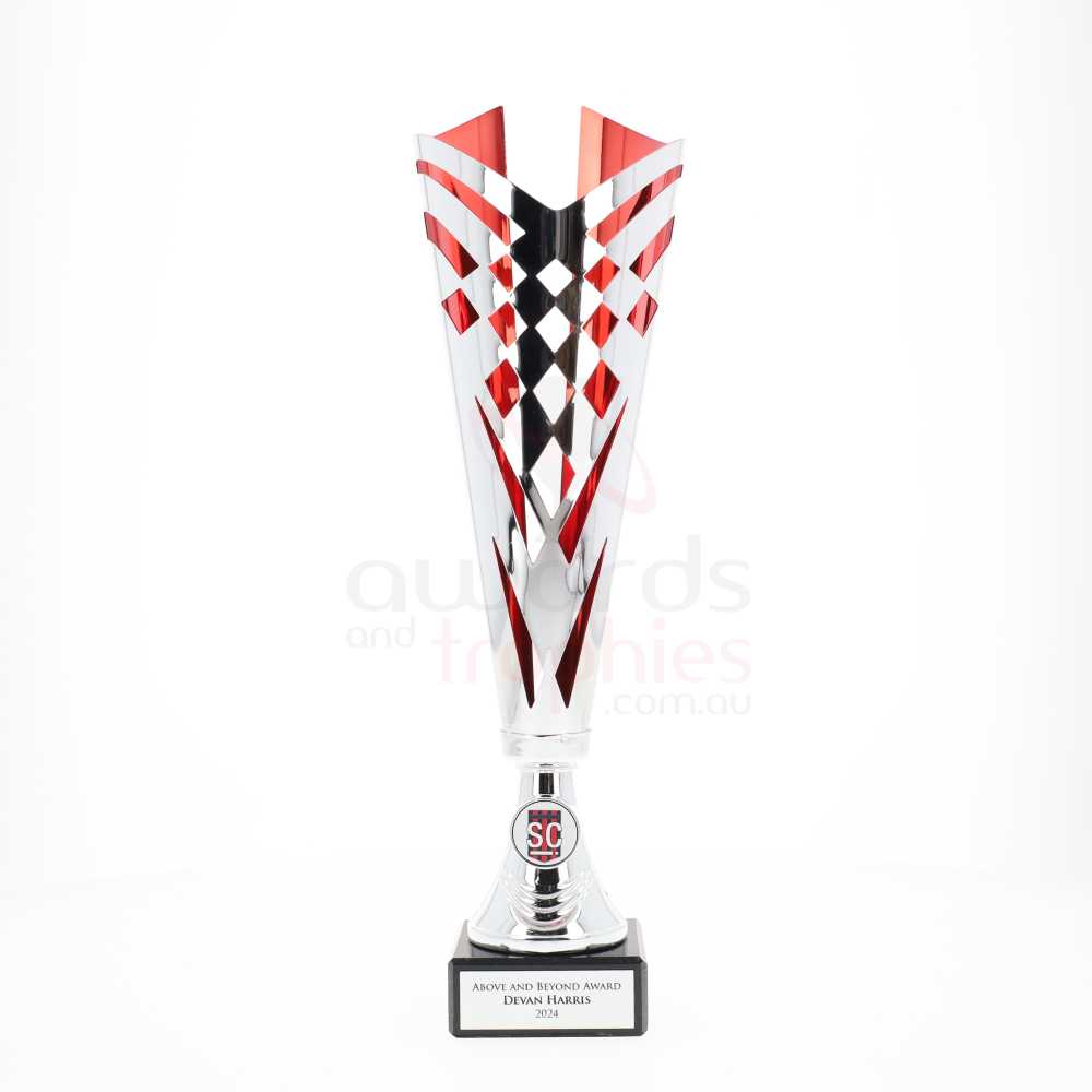 Riviera Cup 390mm - Silver/Red