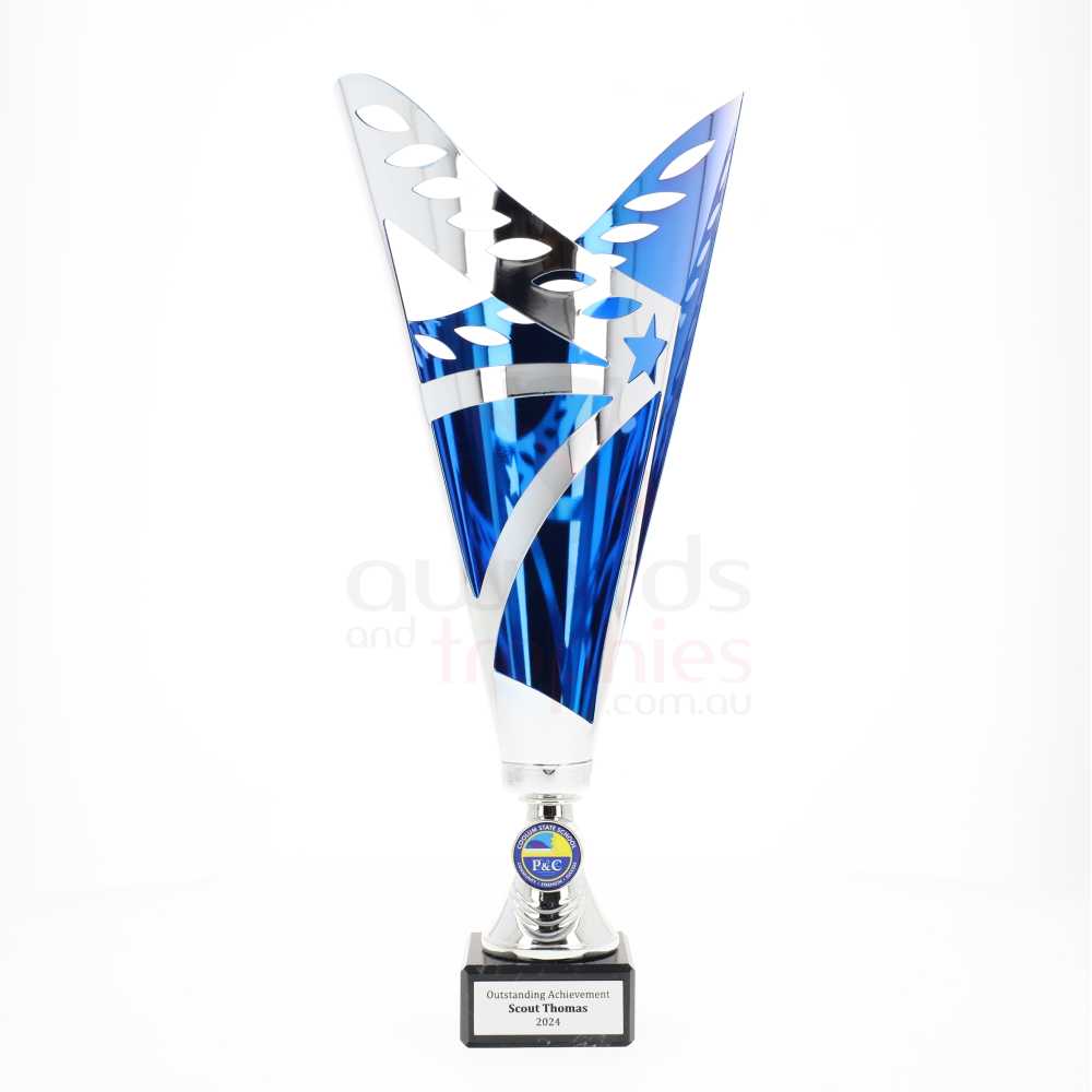 Saint-Tropez Cup 330mm - Silver/Blue