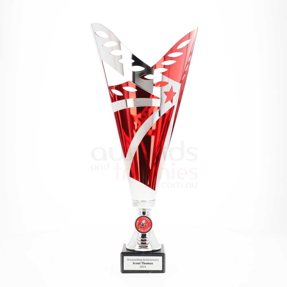 Saint-Tropez Cup 430mm - Silver/Red