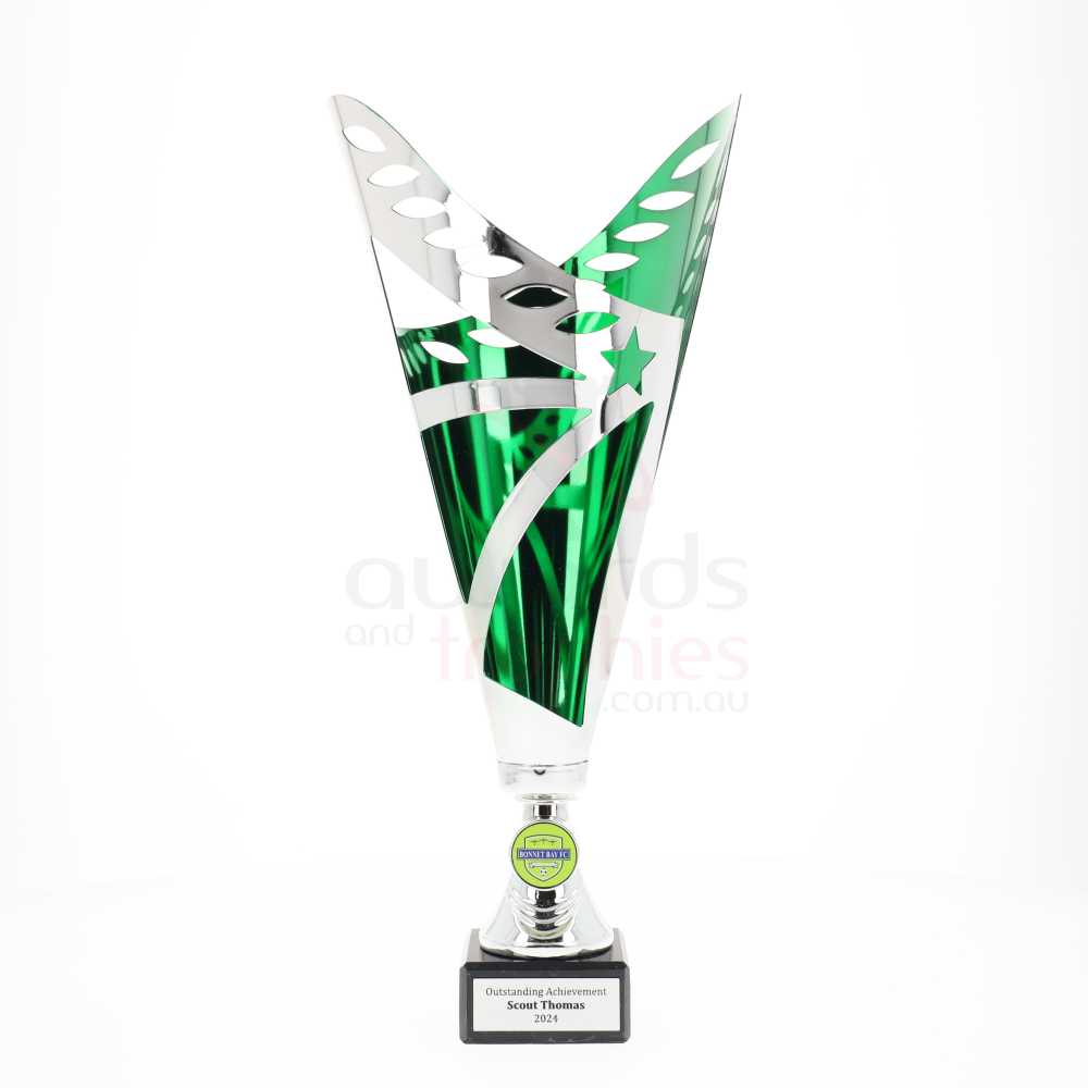 Saint-Tropez Cup 430mm - Silver/Green