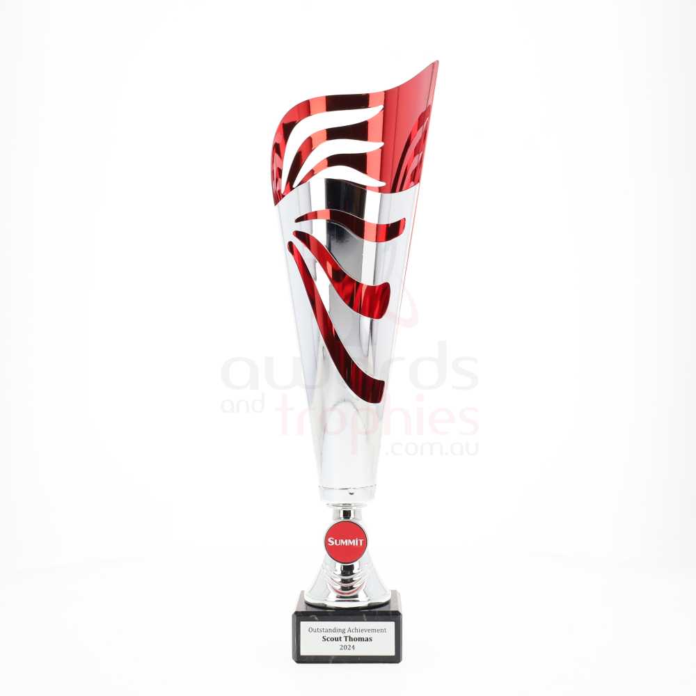 Cannes Cup 430mm - Silver/Red