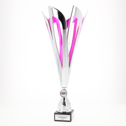 Mayflower Cup 405mm - Silver/Pink