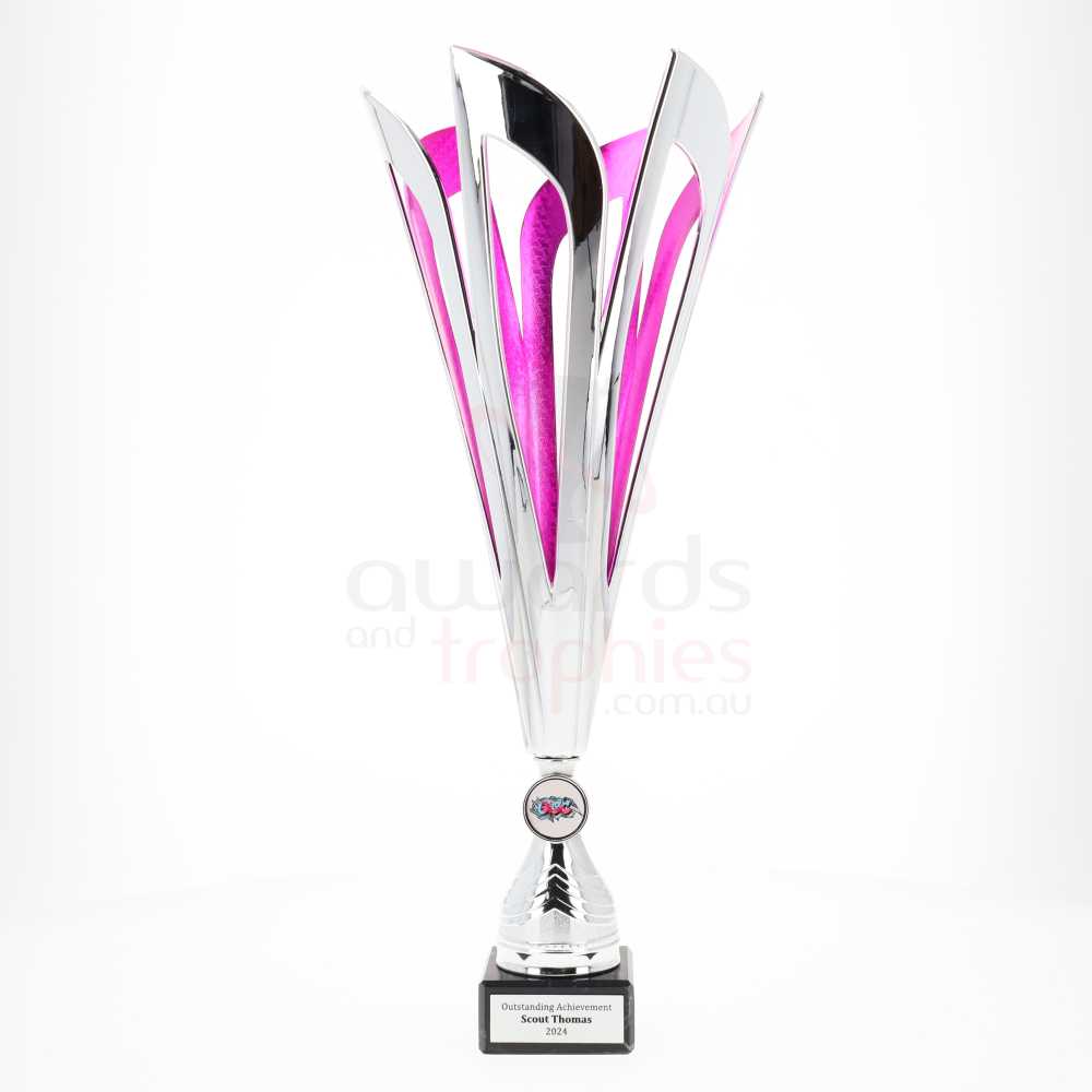 Mayflower Cup 430mm - Silver/Pink