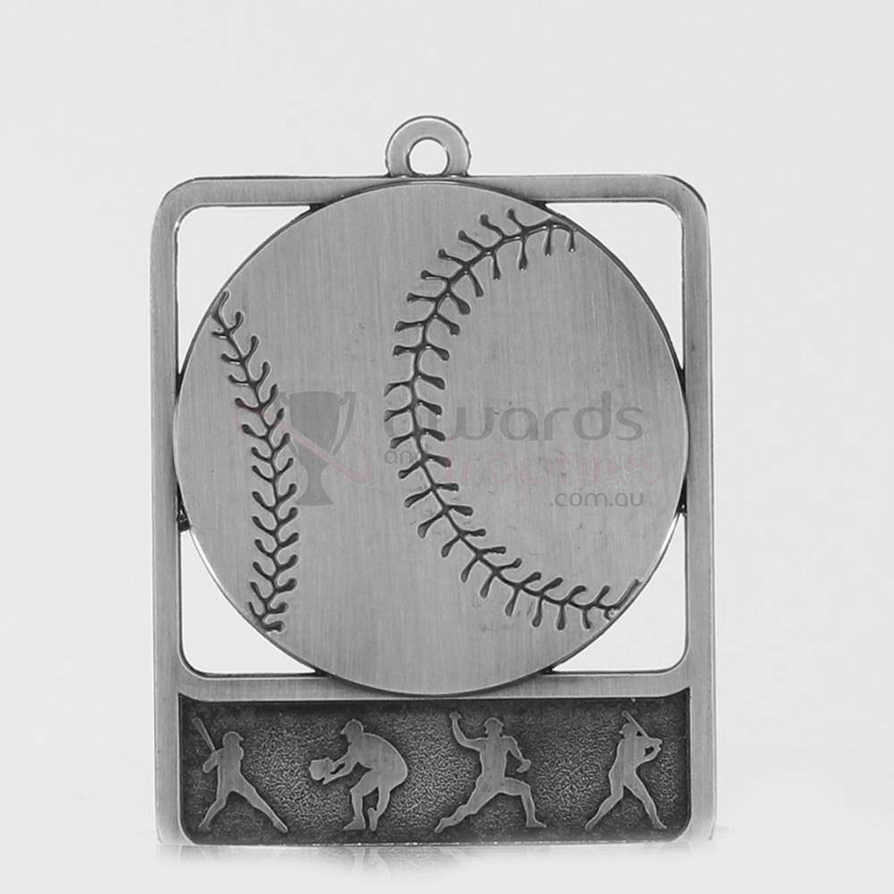 Silhouette Series Baseball 60mm Silver