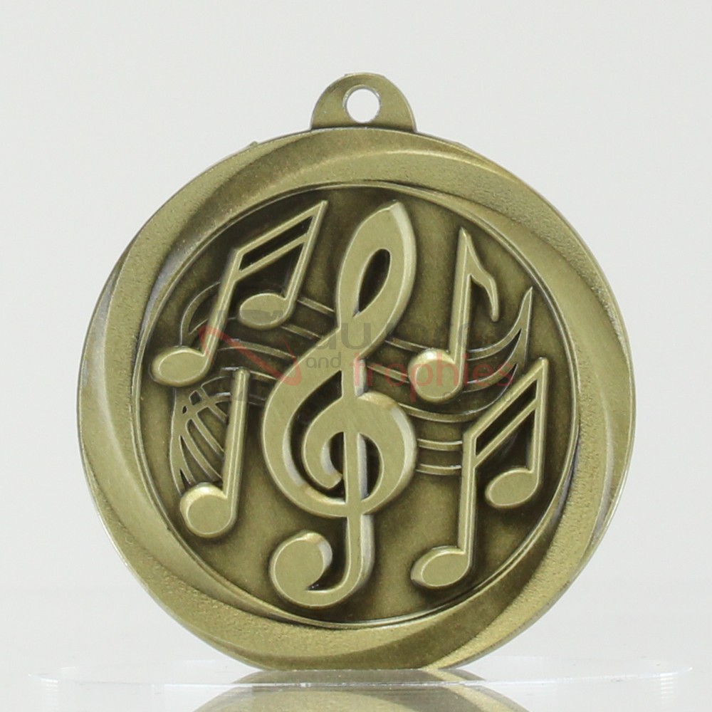 Econo Music Medal Gold 50mm